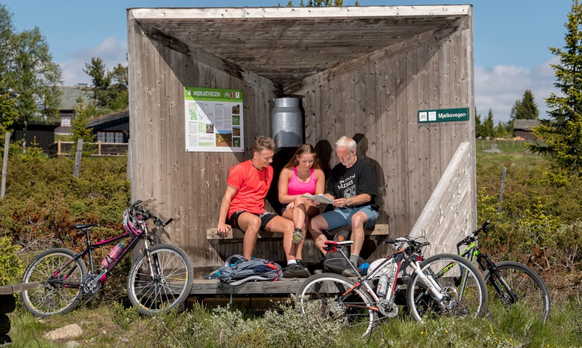 Sykkeltur på Mjølkevegen